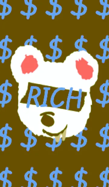 [LINE着せ替え] リッチ ベア 93の画像1