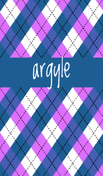 [LINE着せ替え] アーガイル チェック 62の画像1