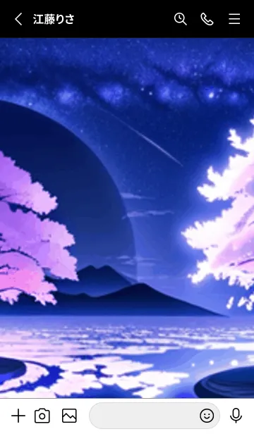 [LINE着せ替え] 冬のサクラ #BaAHL02。の画像2