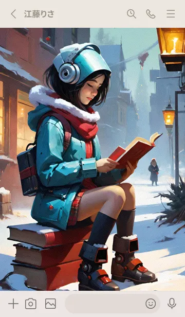 [LINE着せ替え] ぼんやりとした人 E 10の画像2