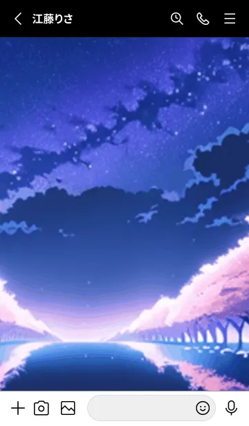 [LINE着せ替え] 冬のサクラ #BZVL030。の画像2