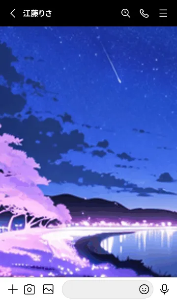 [LINE着せ替え] 冬のサクラ #BZVL029。の画像2