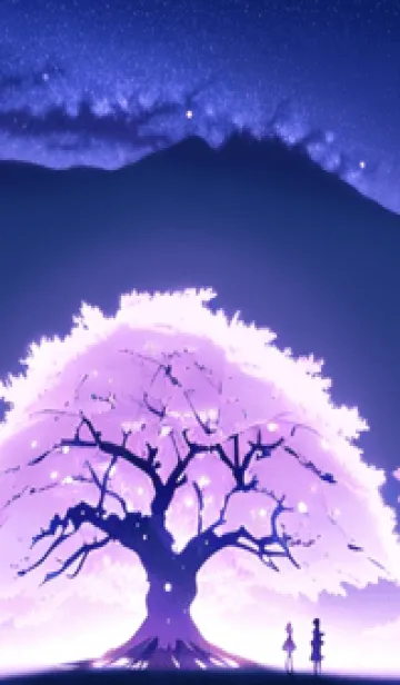 [LINE着せ替え] 冬のサクラ #BZVL025。の画像1