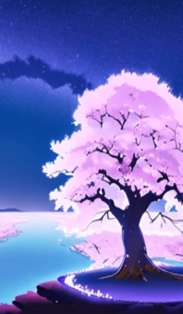 [LINE着せ替え] 冬のサクラ #BZVL012。の画像1