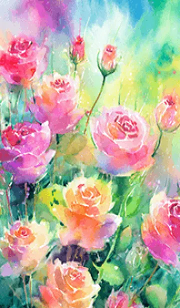 [LINE着せ替え] 薔薇(バラ)の花の着せかえ(R2270)の画像1