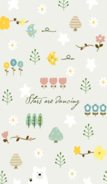 [LINE着せ替え] green空を舞う星07_1の画像1