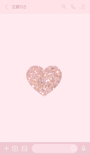 [LINE着せ替え] pinkお洒落なキラキラ柄10_1の画像2