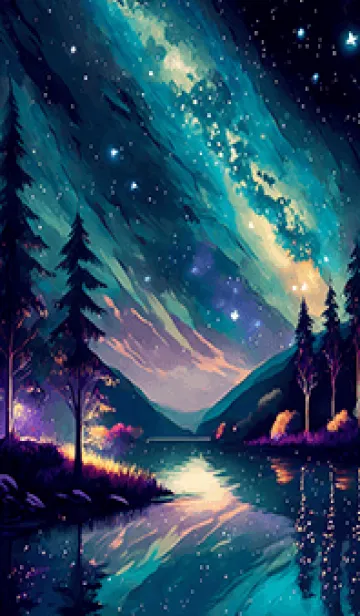 [LINE着せ替え] 穏やかな夜景の着せかえ/332の画像1