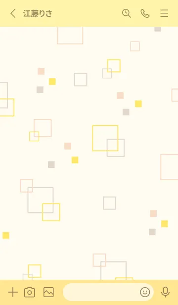 [LINE着せ替え] ポップな四角16の画像2