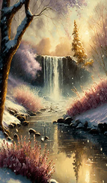 [LINE着せ替え] 優美な冬の風景の着せかえ(Winter-2273)の画像1