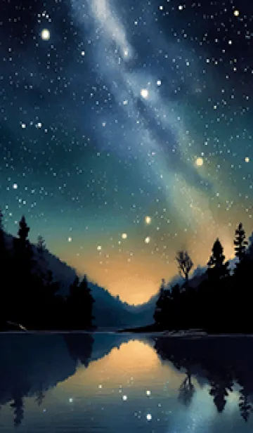 [LINE着せ替え] 穏やかな夜景の着せかえ/333の画像1