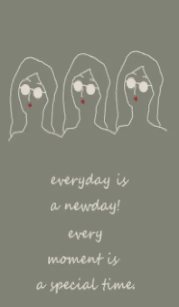 [LINE着せ替え] everyday is a newday (modern)の画像1