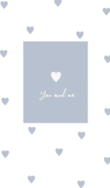 [LINE着せ替え] pattern_heart ::naturalblueの画像1