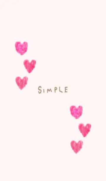 [LINE着せ替え] ハート 水彩 可愛い28の画像1