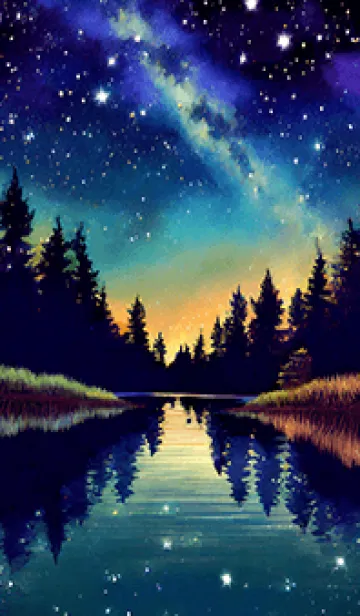 [LINE着せ替え] 穏やかな夜景の着せかえ/335の画像1