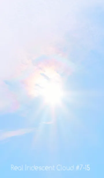 [LINE着せ替え] Real Iridescent cloud #7-15の画像1