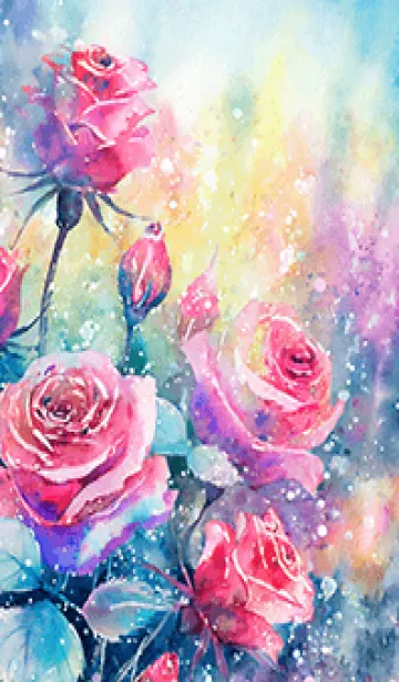 [LINE着せ替え] 薔薇(バラ)の花の着せかえ(R2280)の画像1