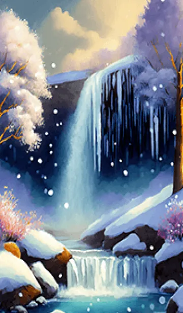 [LINE着せ替え] 優美な冬の風景の着せかえ(Winter-2279)の画像1