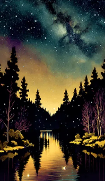 [LINE着せ替え] 穏やかな夜景の着せかえ/339の画像1