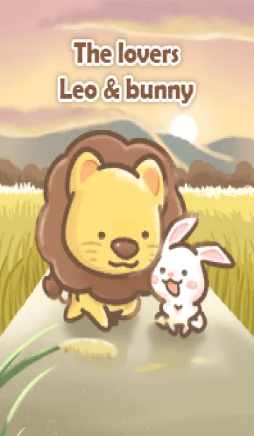 [LINE着せ替え] The lovers-Leo & bunnyの画像1