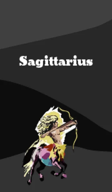 [LINE着せ替え] black いて座の画像1