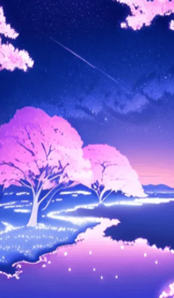 [LINE着せ替え] 冬のサクラ #BaBLaX027。の画像1