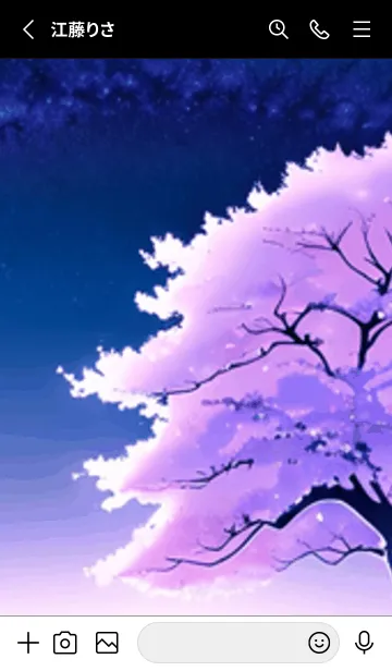 [LINE着せ替え] 冬のサクラ #BaBLaX012。の画像2