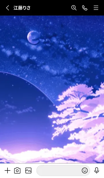 [LINE着せ替え] 冬のサクラ #BaBLaX010。の画像2