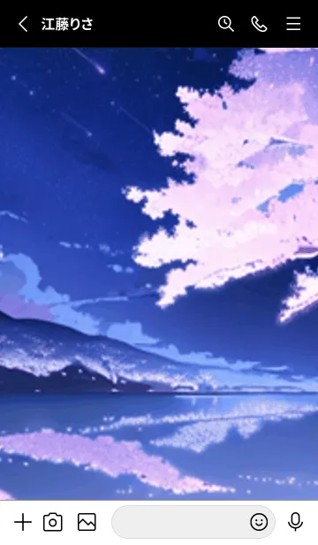 [LINE着せ替え] 冬のサクラ #BaBLaX02。の画像2