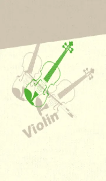 [LINE着せ替え] Violin 3カラー パラキートグリーンの画像1