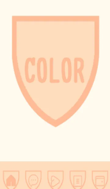 [LINE着せ替え] beige color X49の画像1