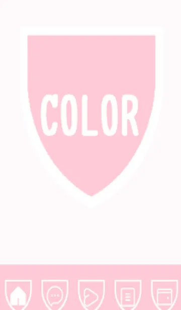[LINE着せ替え] pink color X49の画像1