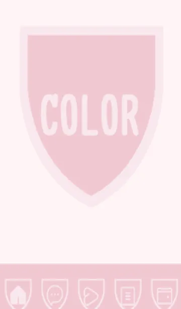 [LINE着せ替え] pink color X50の画像1