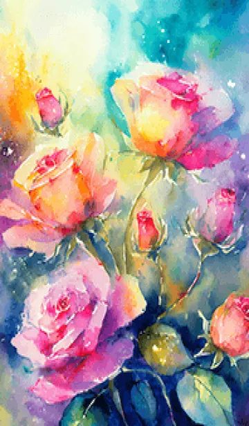 [LINE着せ替え] 薔薇(バラ)の花の着せかえ(R2287)の画像1