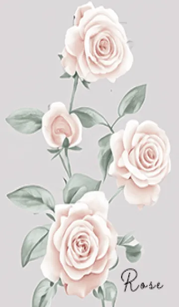 [LINE着せ替え] Greigeシックな薔薇02_1の画像1