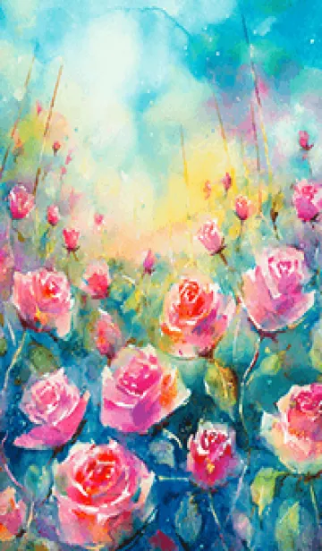 [LINE着せ替え] 薔薇(バラ)の花の着せかえ(R2286)の画像1