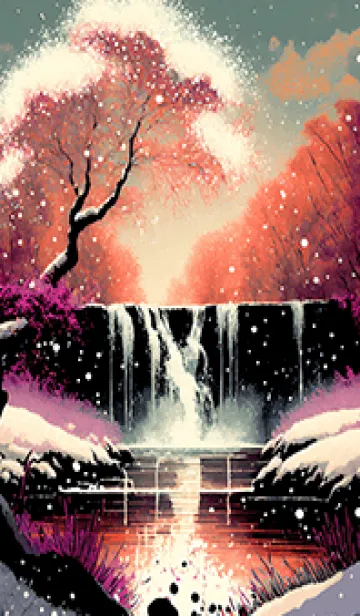 [LINE着せ替え] 優美な冬の風景の着せかえ(Winter-2284)の画像1