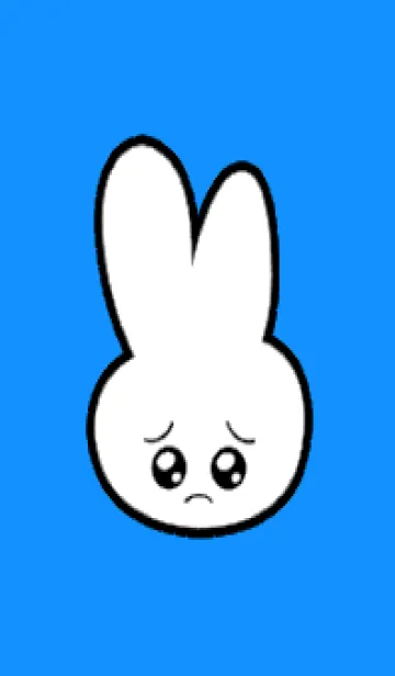[LINE着せ替え] ぴえん うさぎ 171の画像1