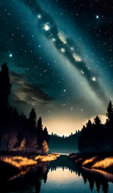 [LINE着せ替え] 穏やかな夜景の着せかえ/343の画像1