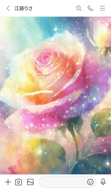 [LINE着せ替え] 薔薇(バラ)の花の着せかえ(R2283)の画像2