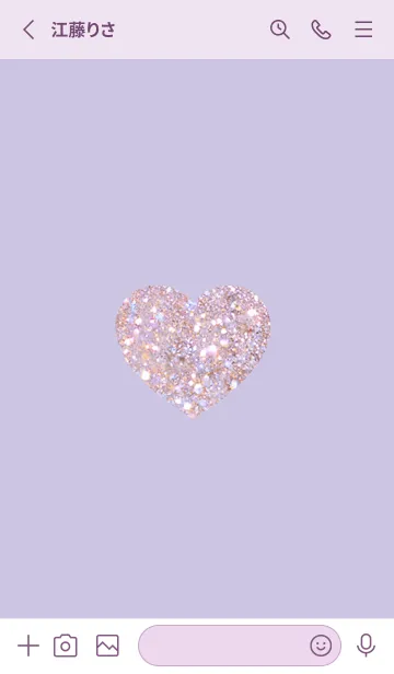 [LINE着せ替え] pinkpurpleお洒落なキラキラ柄11_1の画像2