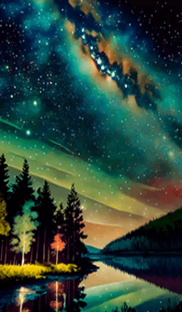 [LINE着せ替え] 穏やかな夜景の着せかえ/350の画像1