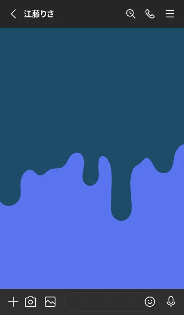 [LINE着せ替え] ドリップ スマイル .72の画像2