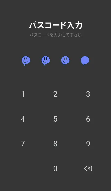 [LINE着せ替え] ドリップ スマイル .72の画像4
