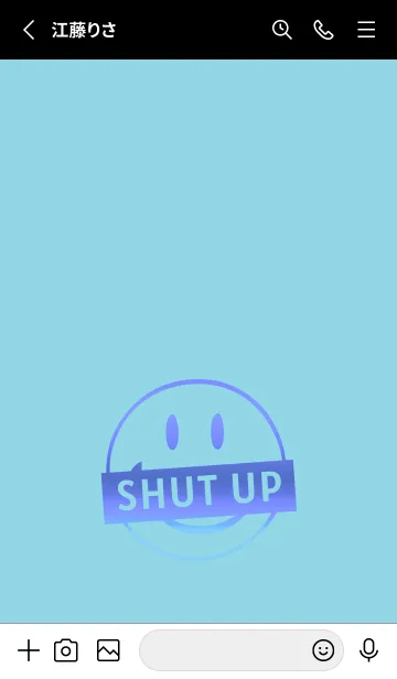 [LINE着せ替え] スマイル グラデーション .67の画像2