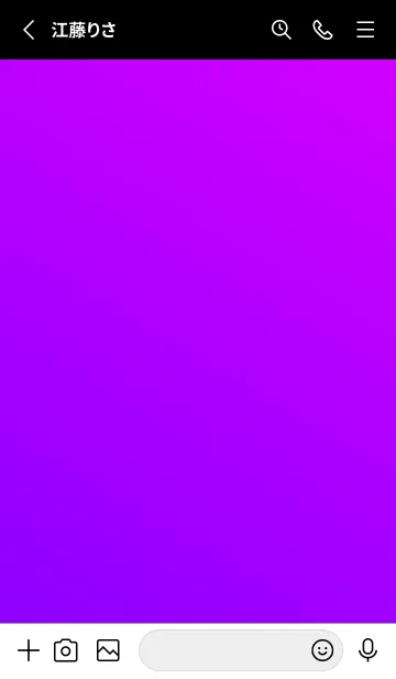 [LINE着せ替え] Gradation Color *Purple 12*の画像2