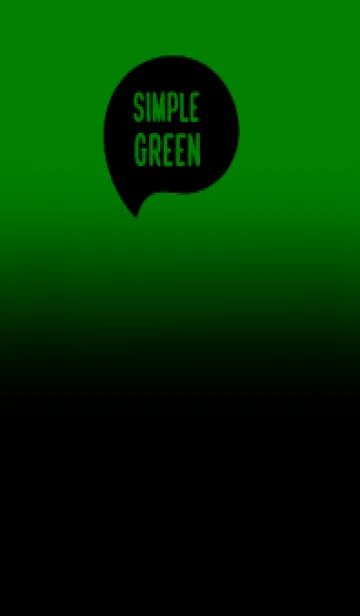 [LINE着せ替え] Black & Green Theme V.7 (JP)の画像1