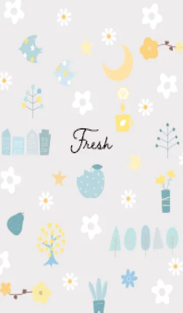 [LINE着せ替え] Greige爽やか気分02_1の画像1