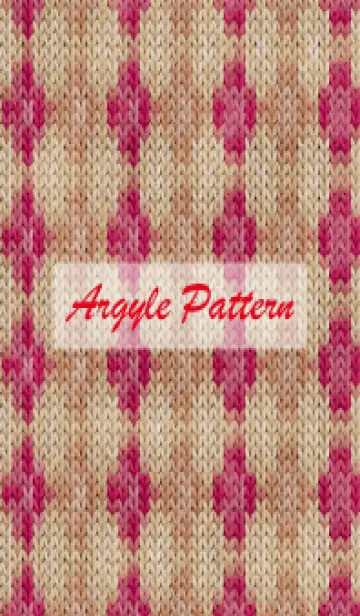 [LINE着せ替え] argyle pattern embroidery 108の画像1