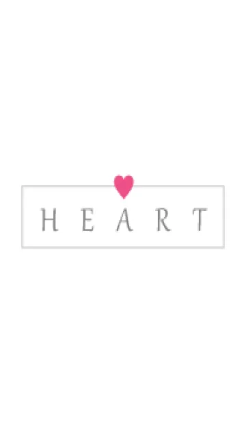 [LINE着せ替え] SIMPLE-HEART CUTE 129の画像1